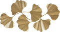 Gold Ginkgo Leaf Metal Wall Art