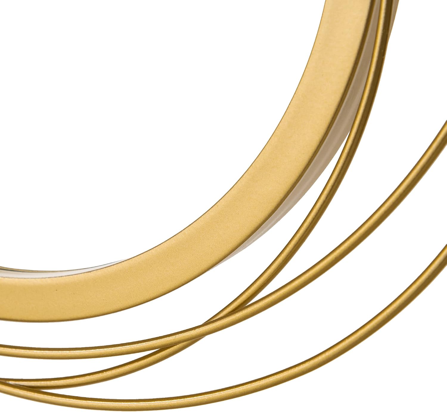 Gold Mirror Metal Wall Decor
