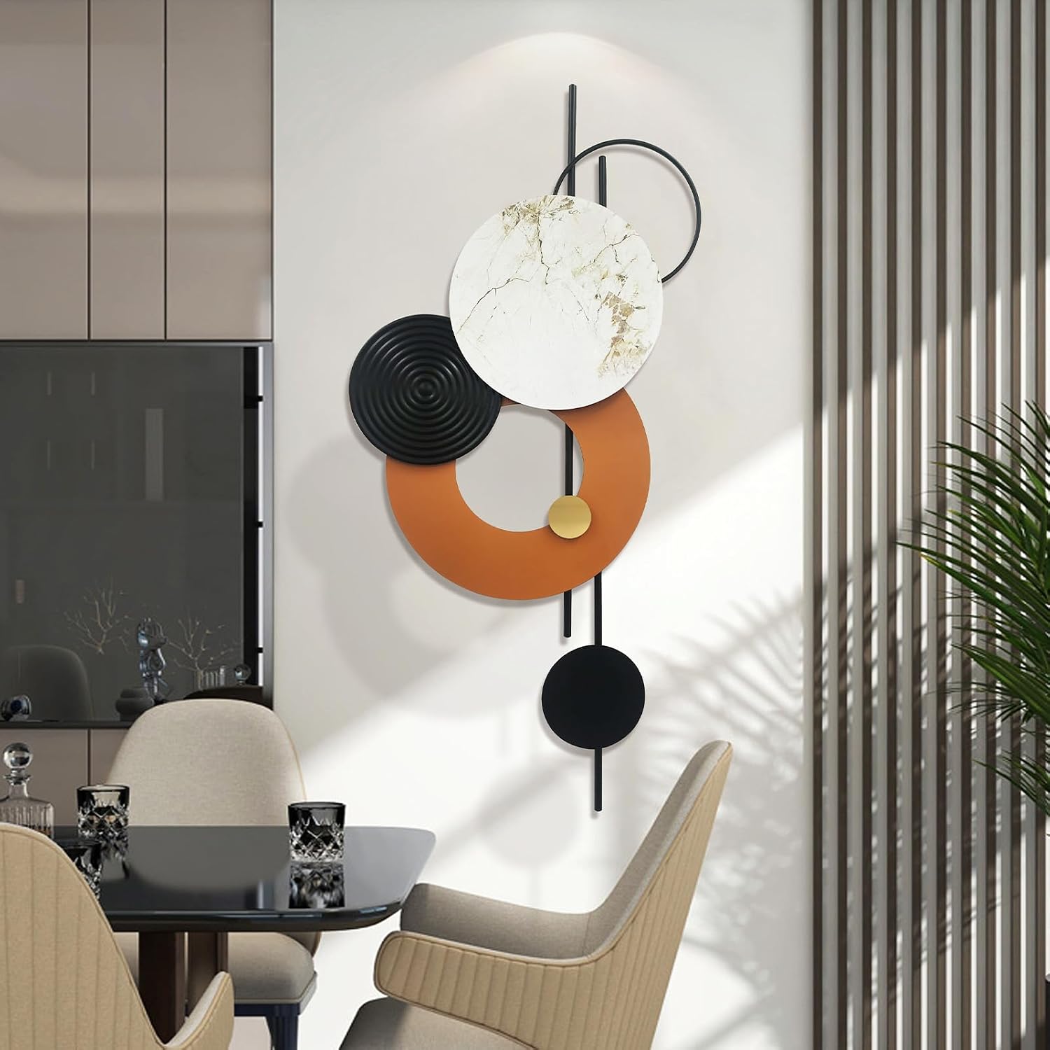 Luxury Round Metal Wall Art