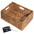 Handwoven Storage Baskets 2 Pack Home Organizer Containers