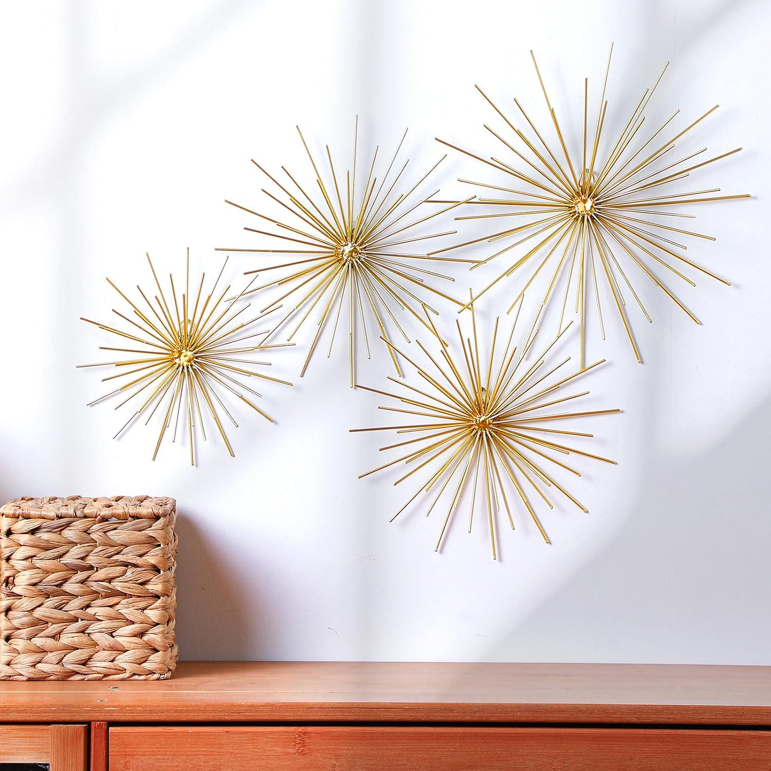 Gold Starburst Wall Decor Set