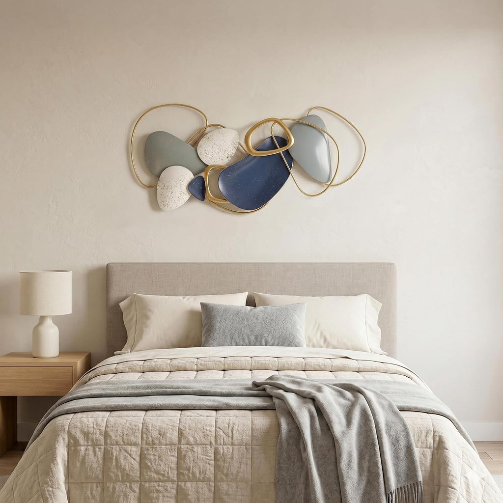 Layered Texture Metal Wall Art
