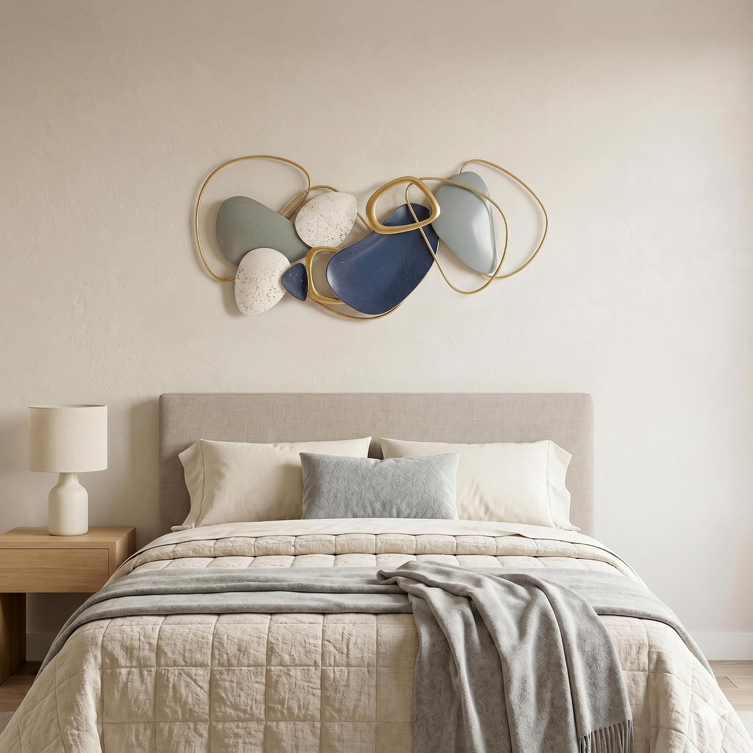 Layered Texture Metal Wall Art
