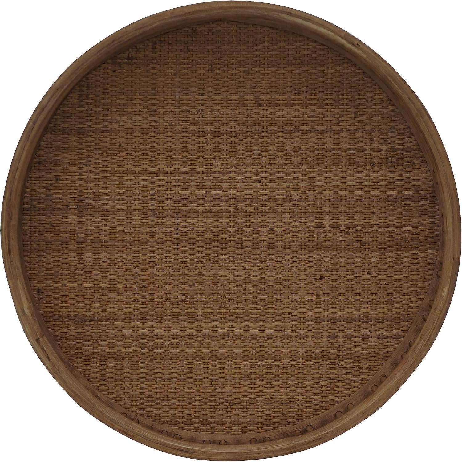 Wicker Tray Top Rattan Side Table